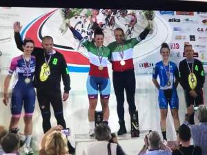 Un podio di allenatori tutto Darimec, con Cordiano Dagnoni Campione Italiano, Christian Dagnoni medaglia d'argento e Fabio Perego medaglia di bronzo